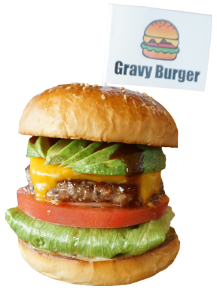 アボカドチーズバーガー